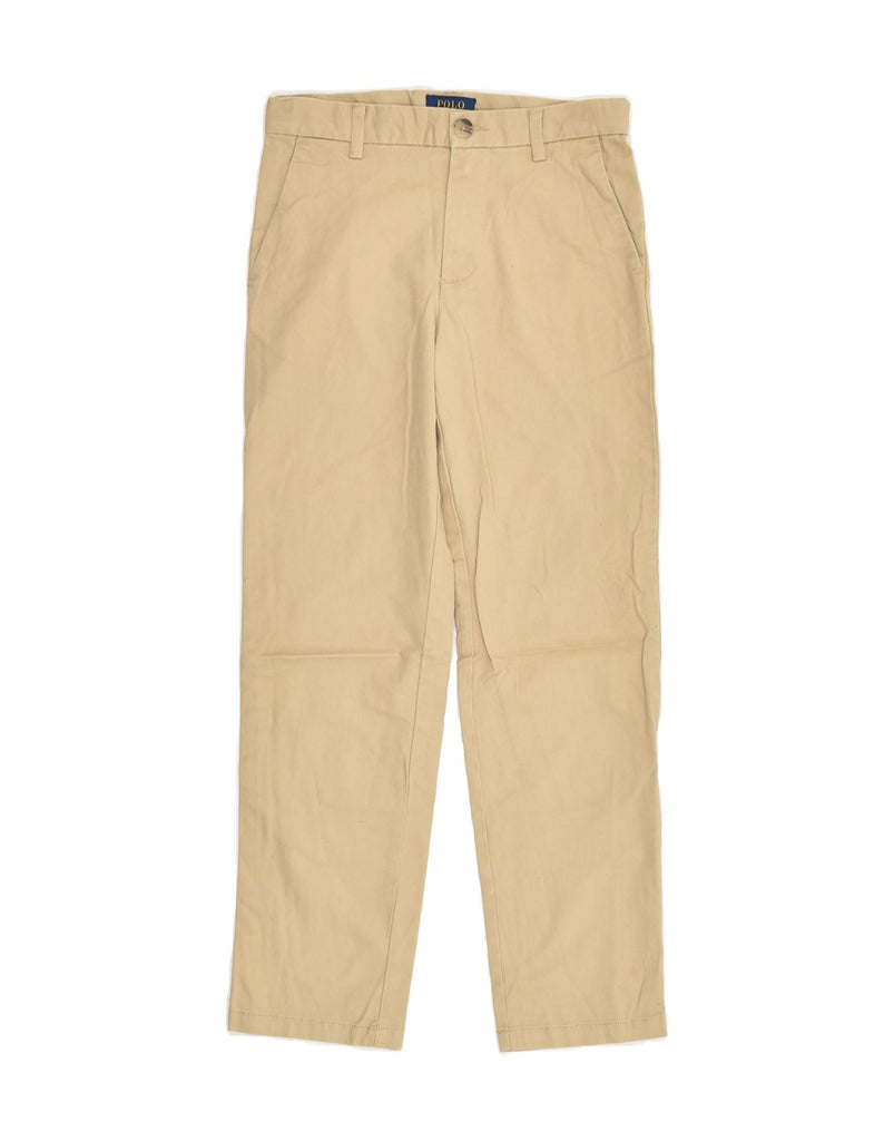 POLO RALPH LAUREN Boys Straight Chino Trousers 6-7 Years W22 L21  Beige | Vintage Polo Ralph Lauren | Thrift | Second-Hand Polo Ralph Lauren | Used Clothing | Messina Hembry 