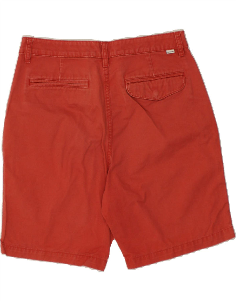 QUIKSILVER Mens Regular Chino Shorts W32 Medium Red Cotton | Vintage Quiksilver | Thrift | Second-Hand Quiksilver | Used Clothing | Messina Hembry 