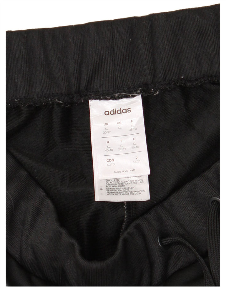 Adidas Womens Tracksuit Trousers Joggers UK 20/22 XL  Black Polyester