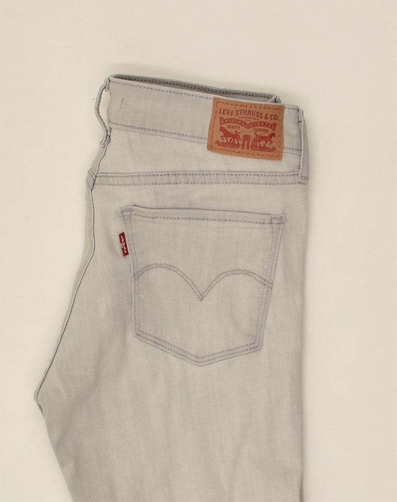 LEVI'S Womens 711 Skinny Jeans W27 L31 Grey | Vintage Levi's | Thrift | Second-Hand Levi's | Used Clothing | Messina Hembry 