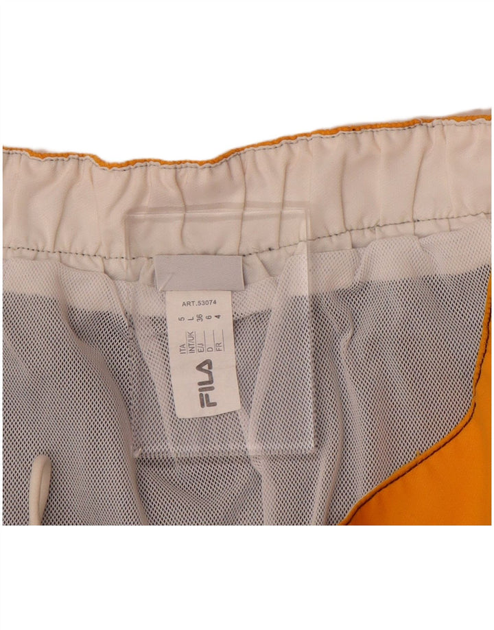 Fila Mens Graphic Swimming Shorts Large  Grey Colourblock Polyester