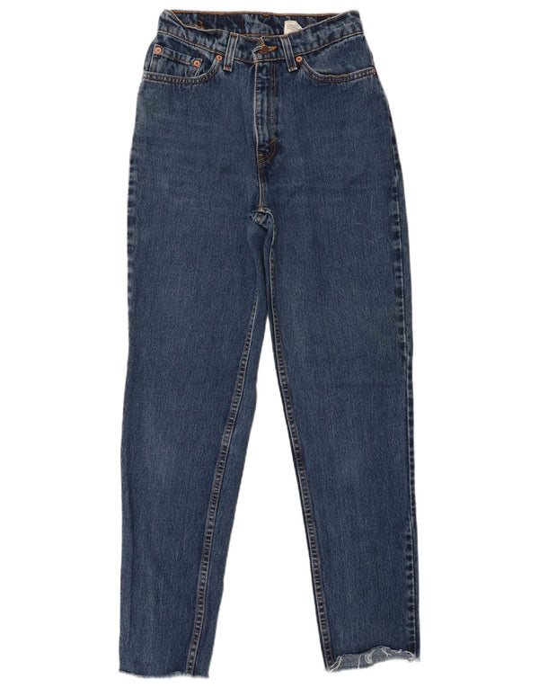 Levi's Womens 512 High Waist Tapered Jeans US 7 Medium W26 L29 Blue