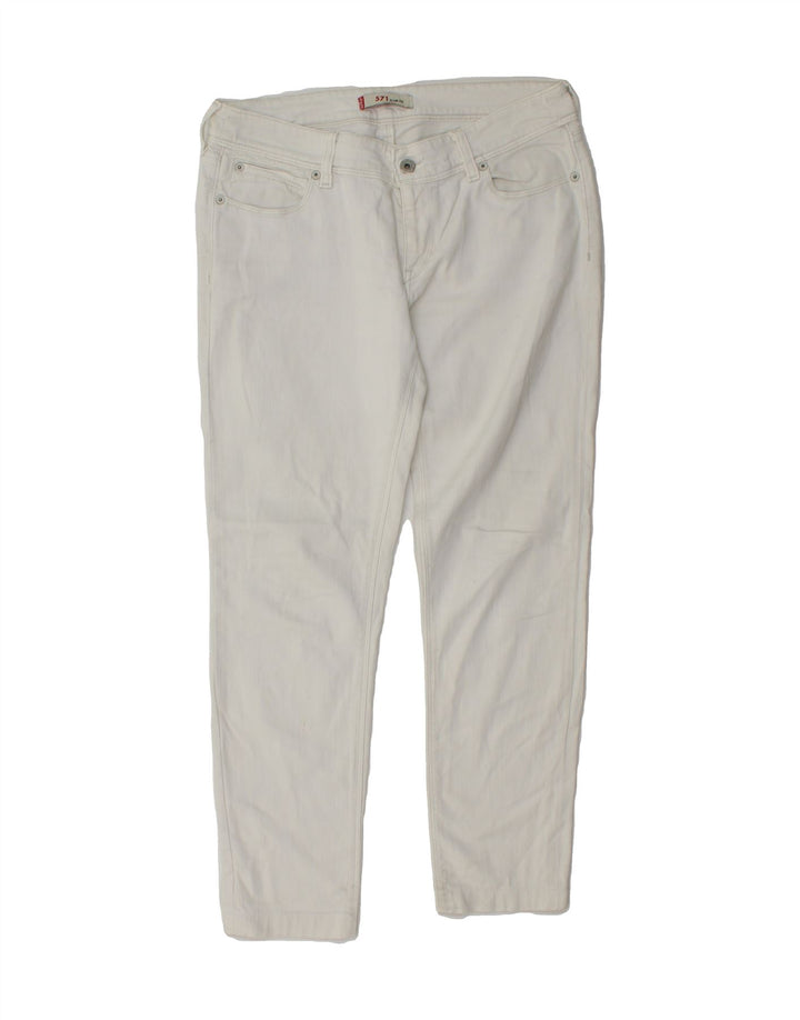 LEVI'S Womens 571 Jeans  W32 L27 White Vintage Levi's and Second-Hand Levi's from Messina Hembry 