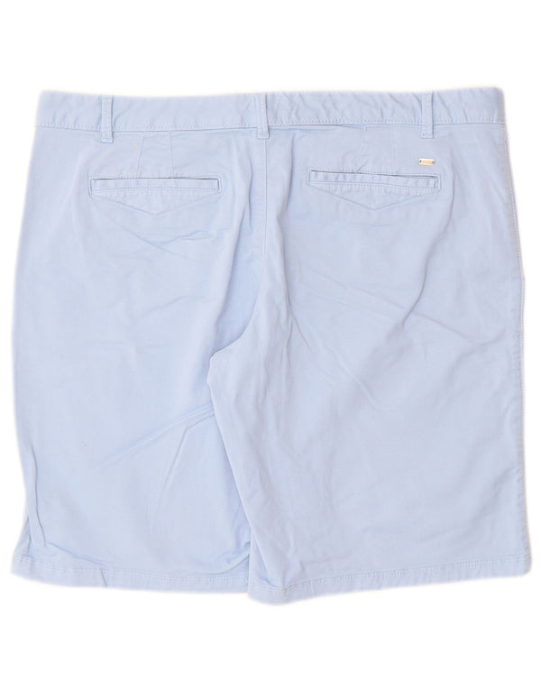 Tommy Hilfiger Womens Chino Shorts US 12 Large W34 Blue Cotton