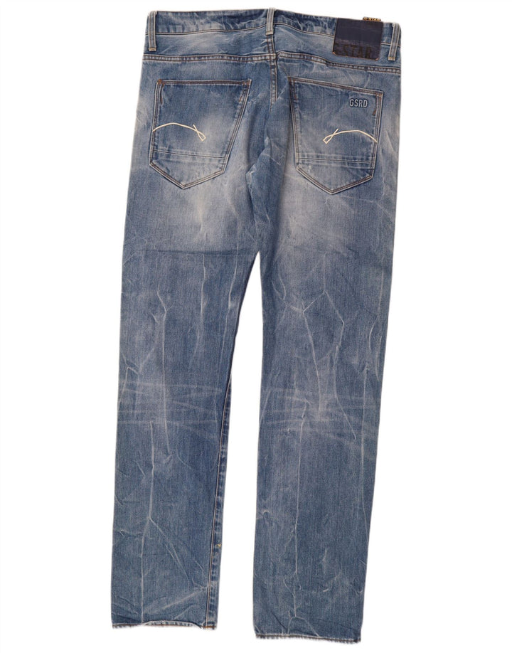 G-Star Womens Straight Jeans  W34 L34 Blue Cotton