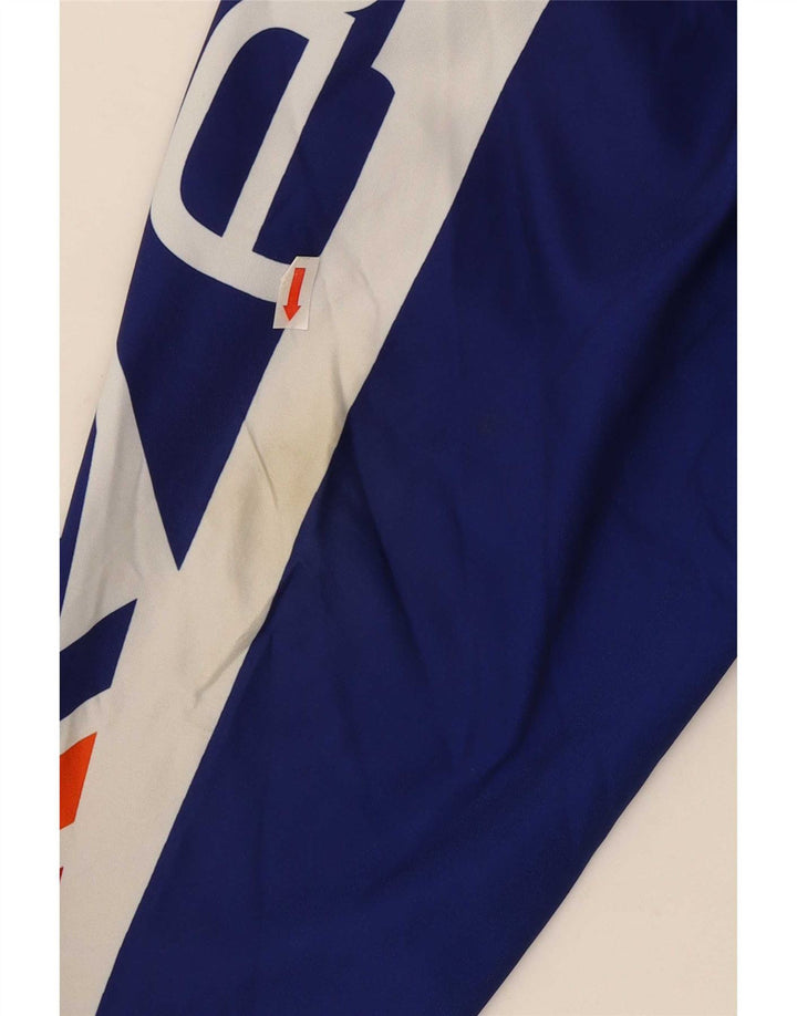 Engelbert Strauss Mens Graphic Tracksuit Top Jacket Large Blue Colourblock
