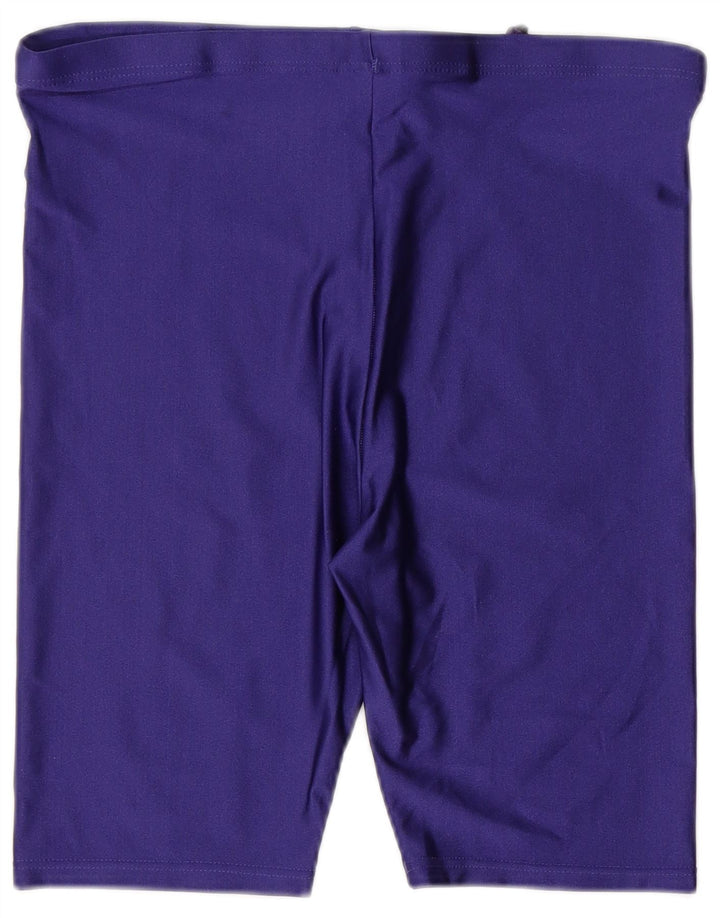 ADIDAS Womens Sport Shorts UK 14 Large  Purple Polyamide