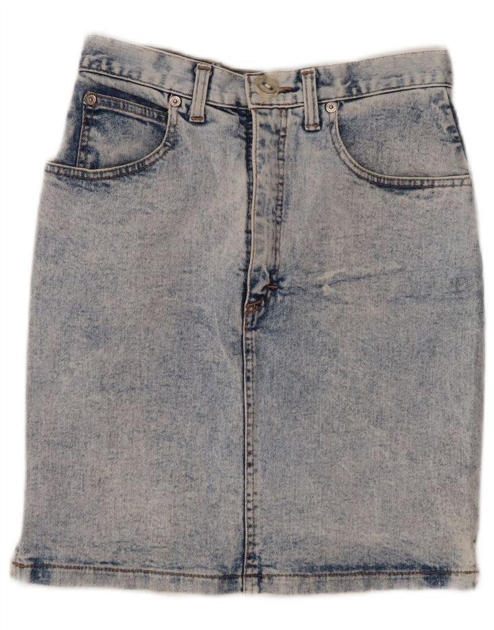 DALLAS Womens Denim Skirt W24 XS Blue