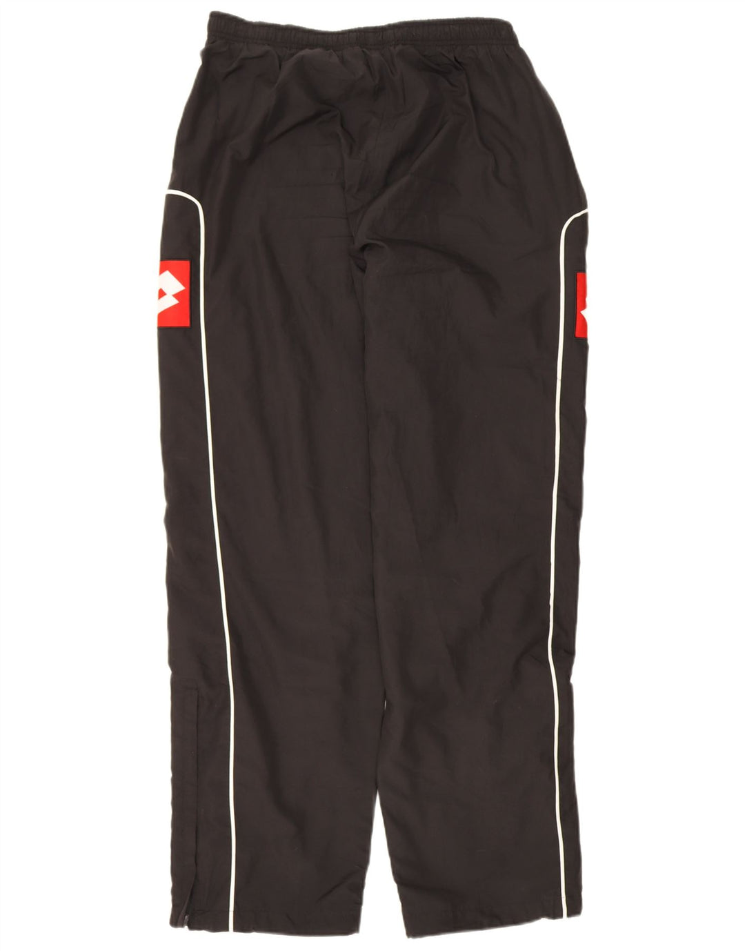 Lotto Mens Graphic Tracksuit Trousers Large  Black Colourblock Polyester