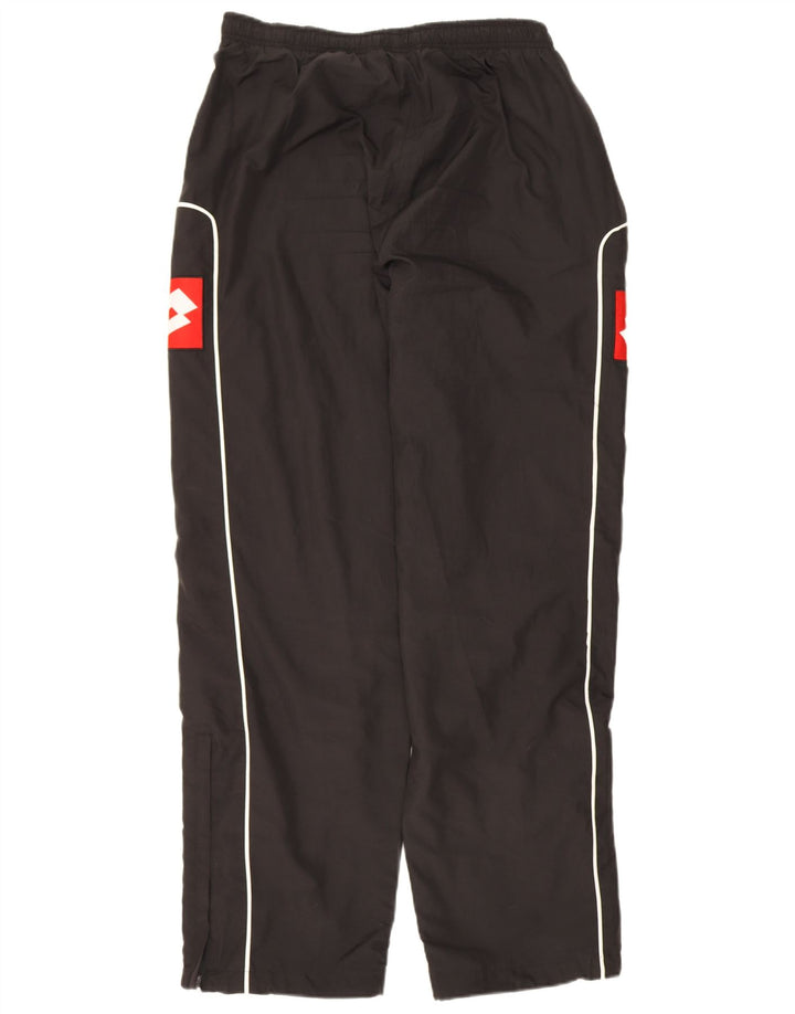 Lotto Mens Graphic Tracksuit Trousers Large  Black Colourblock Polyester