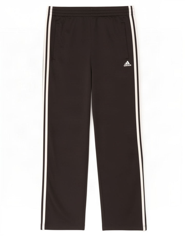 Adidas Mens Climalite Tracksuit Trousers Small Black Polyester