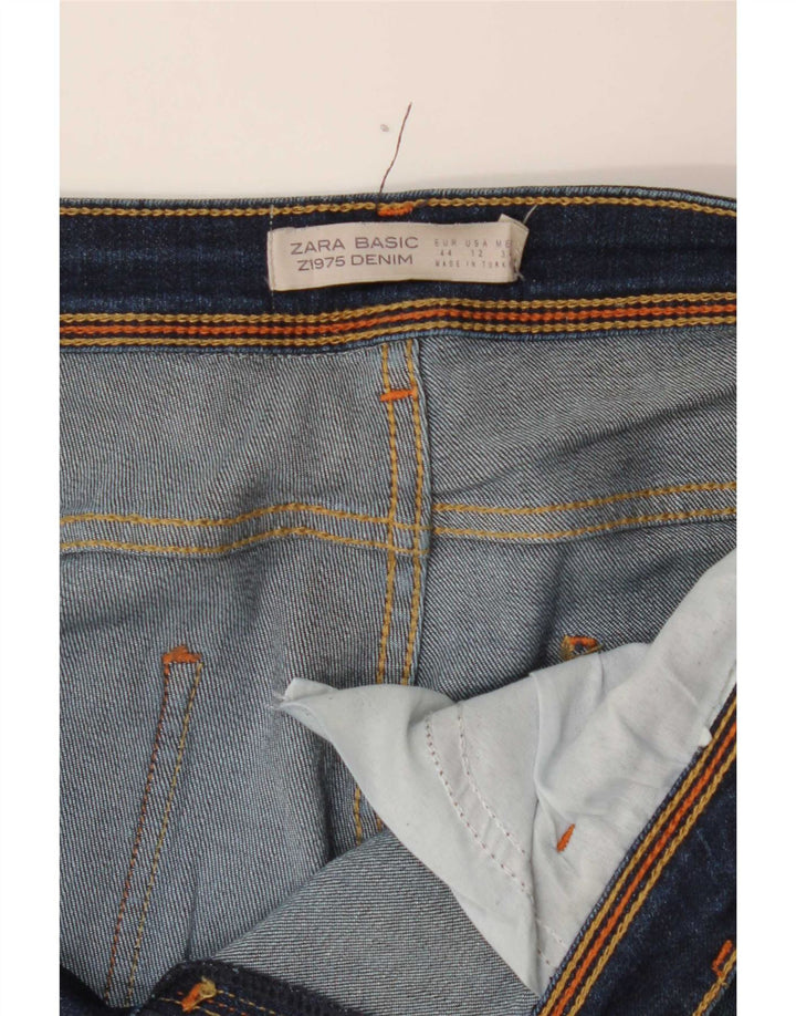 Zara Womens Slim Jeans EU 44 XL W34 L24 Navy Blue