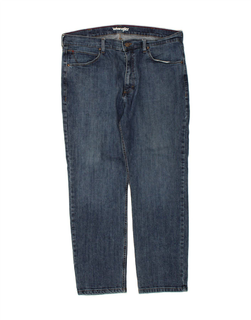 WRANGLER Mens Regular Fit Straight Jeans W38 L30 Blue Cotton Vintage Wrangler and Second-Hand Wrangler from Messina Hembry 