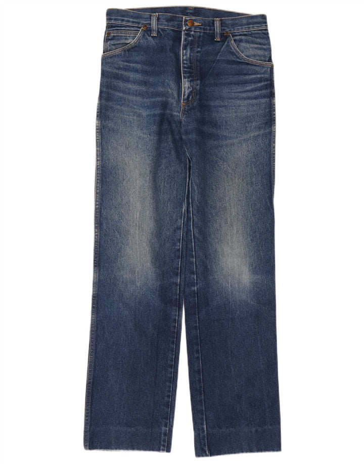 Wrangler Mens Straight Jeans W31 L31 Blue Cotton
