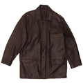 Vintage Mens Leather Jacket IT 50 Large Brown Leather