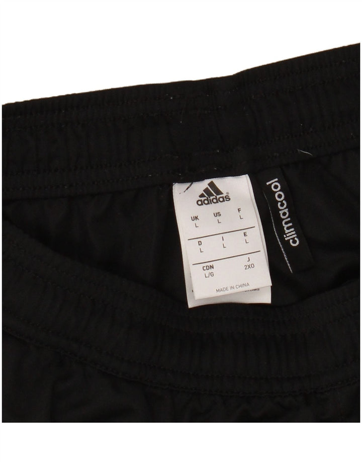 Adidas Mens Climacool Sport Shorts Large  Black Colourblock Polyester