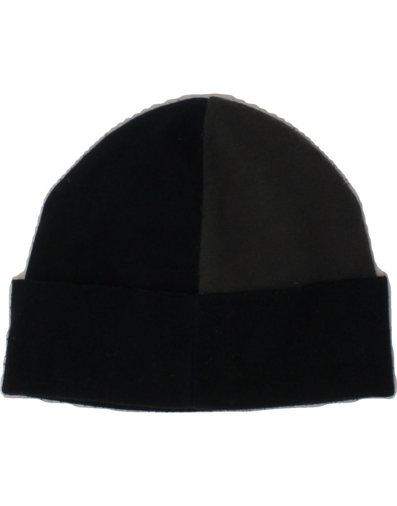 DIESEL Mens Graphic Beanie Hat One Size Black Colourblock Acrylic Vintage Diesel and Second-Hand Diesel from Messina Hembry 