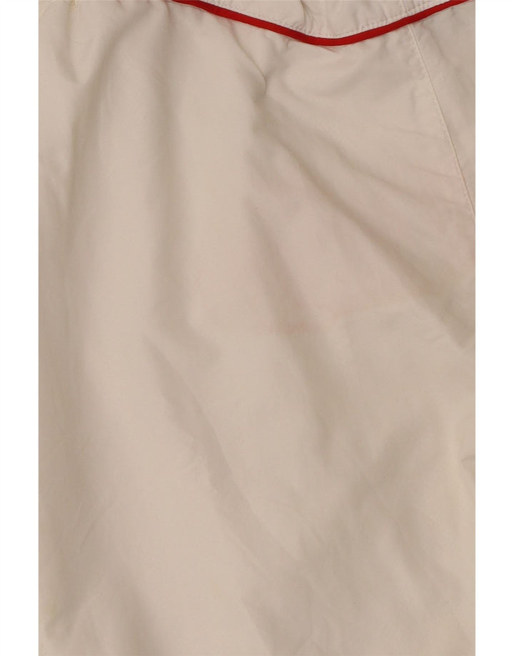 Adidas Mens Climalite Sport Shorts Medium  White Colourblock Polyester