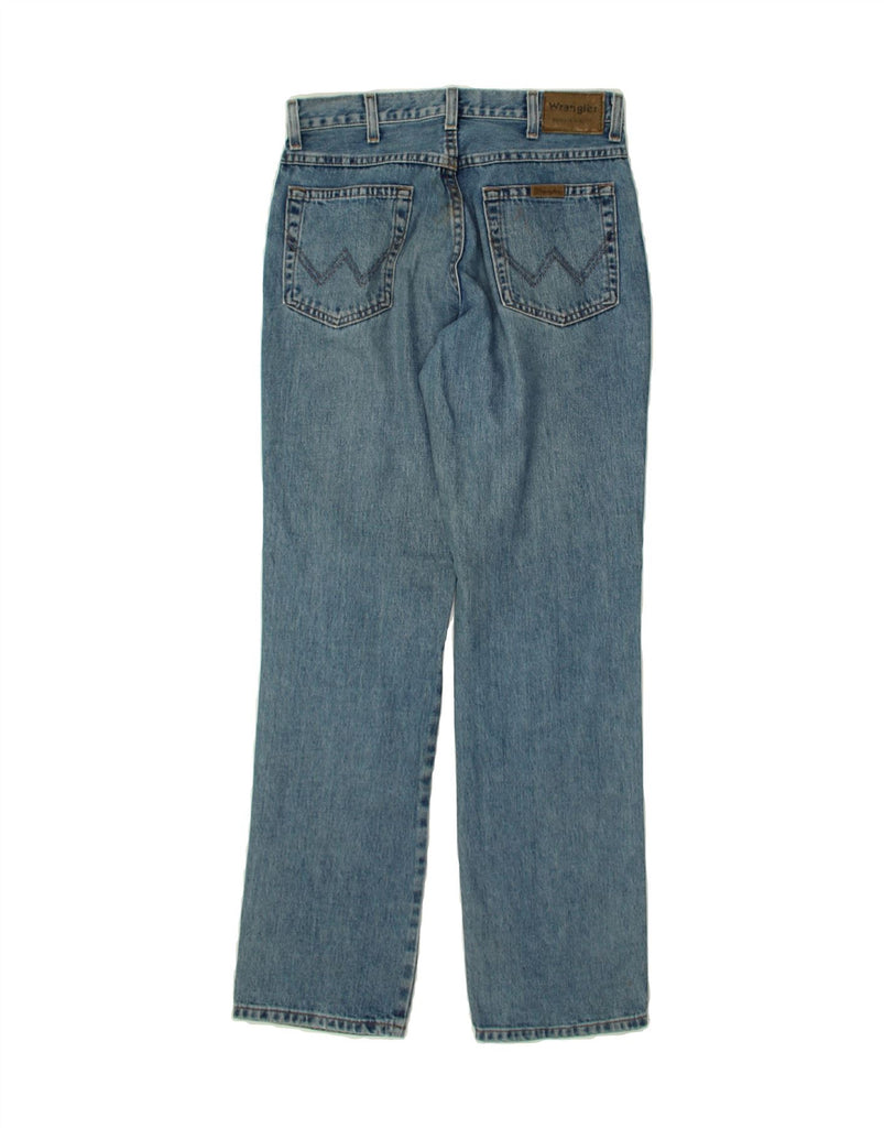 WRANGLER Mens Straight Jeans W32 L34 Blue Cotton | Vintage Wrangler | Thrift | Second-Hand Wrangler | Used Clothing | Messina Hembry 