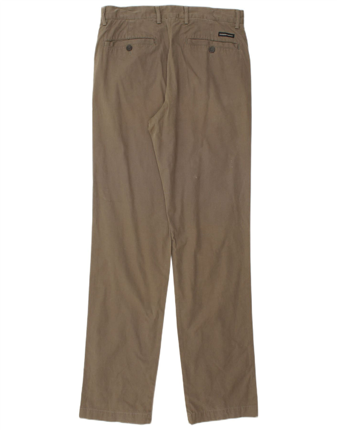 Marlboro Classics Mens Straight Casual Trousers EU 46 Small W30 L34 Khaki