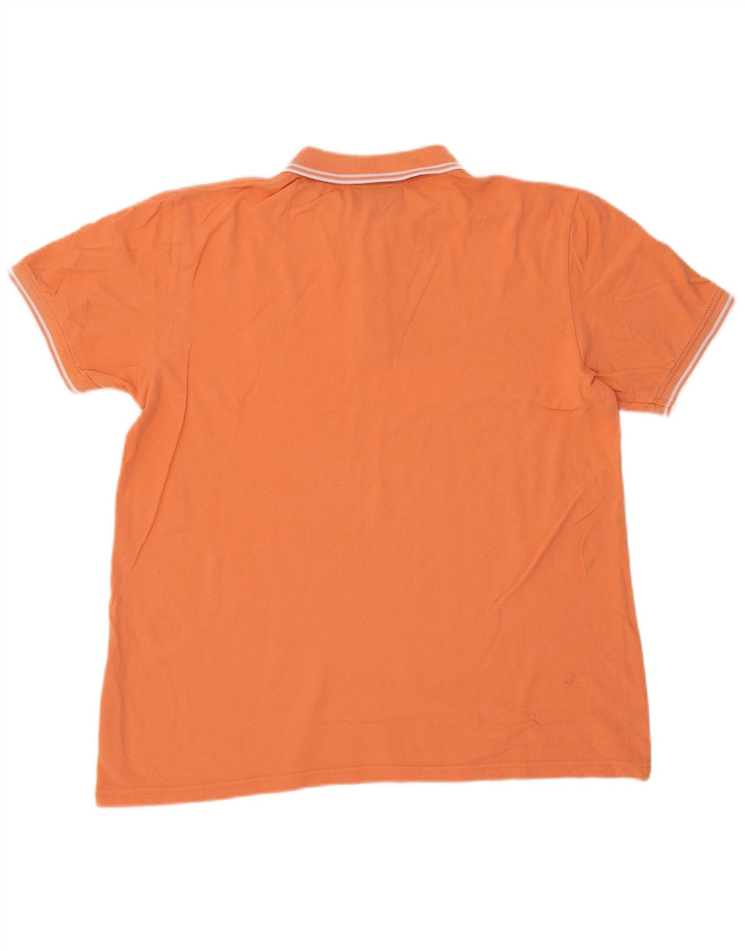 KAPPA Mens Polo Shirt Large Orange Cotton