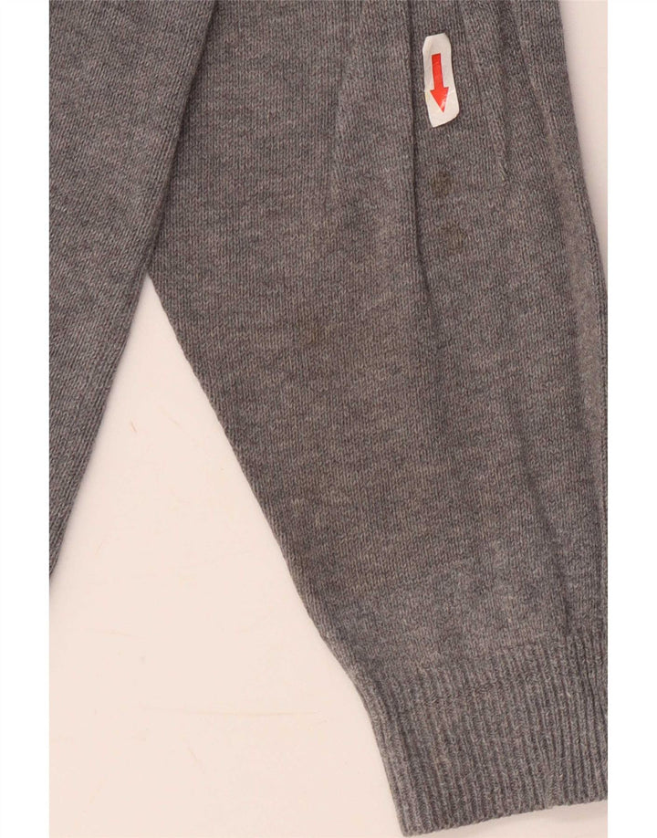 Marks & Spencer Mens Boat Neck Jumper Sweater Large Grey Cotton