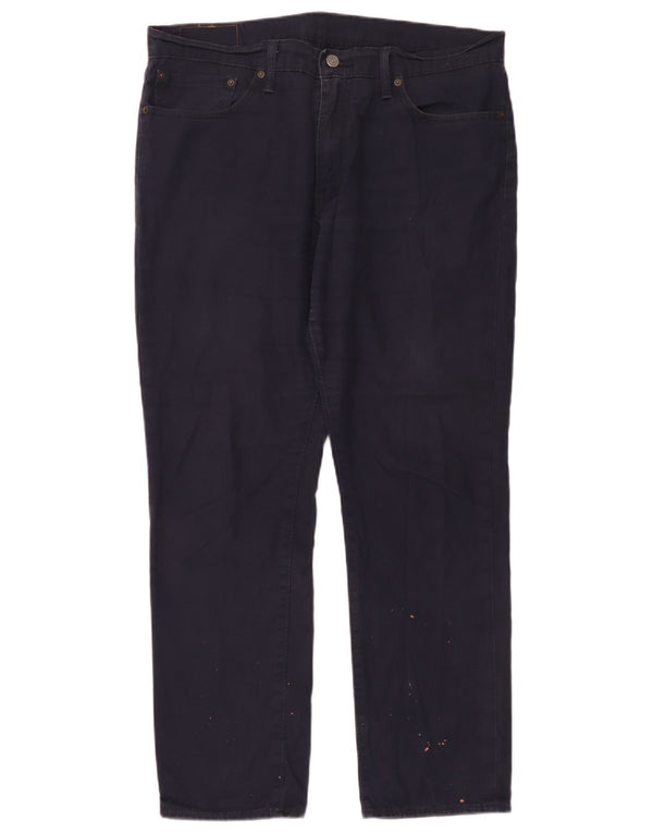 Levi's Mens 511 Slim Casual Trousers W36 L30 Navy Blue Cotton
