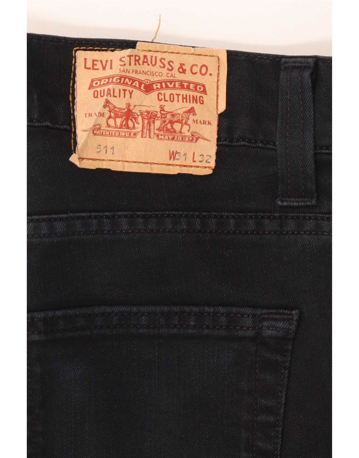 Levi's Mens 511 Slim Jeans W31 L29 Black