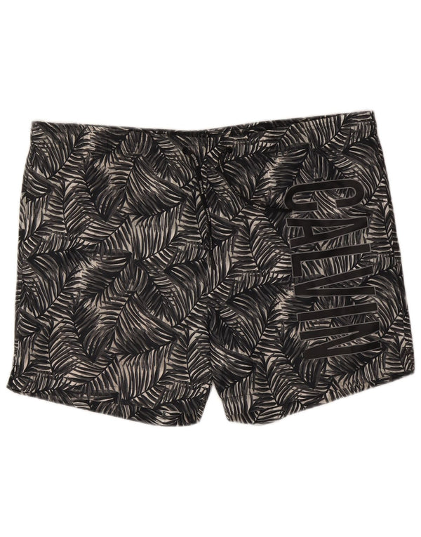 Calvin Klein Mens Graphic Swimming Shorts XL Black Floral