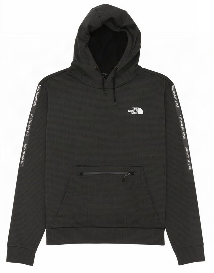 The North Face Mens Graphic Hoodie Jumper Large Grey Polyester