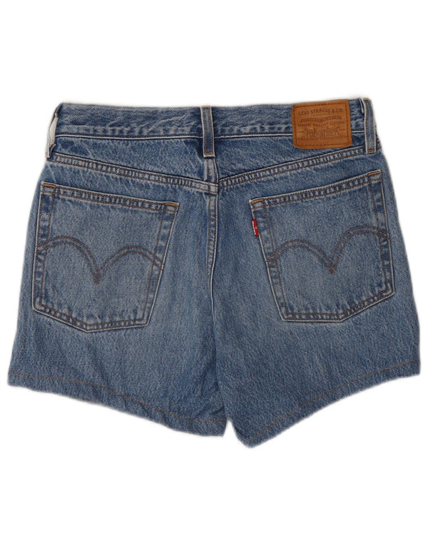 Levi's Womens Wedge Distressed Denim Shorts W26 Small Blue Cotton