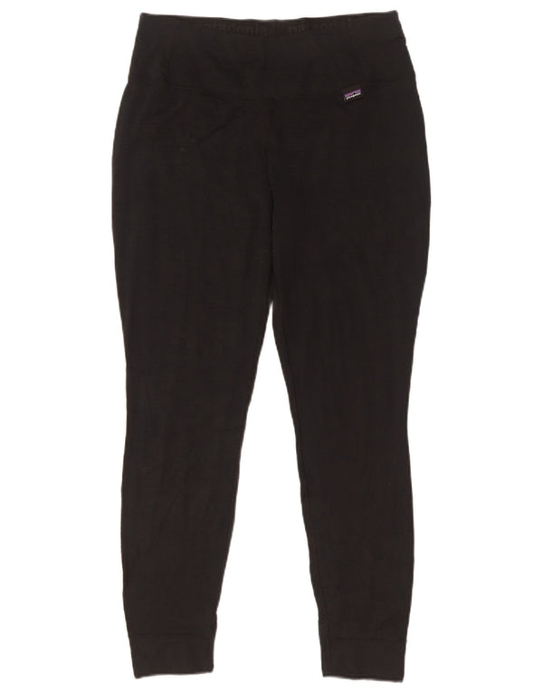 Patagonia Womens Leggings UK 12 Medium Black Polyester
