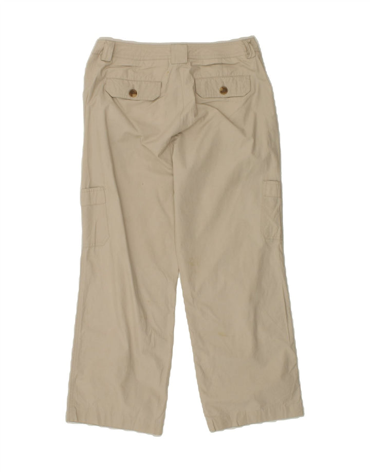 DOCKERS Womens Straight Cargo Trousers US 8 Medium W32 L26 Beige Vintage Dockers and Second-Hand Dockers from Messina Hembry 