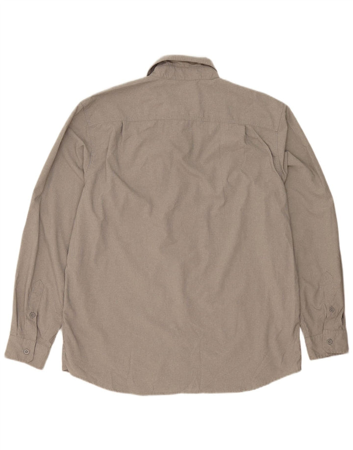 Carhartt Mens Relaxed Fit Shirt Large Grey Polyester