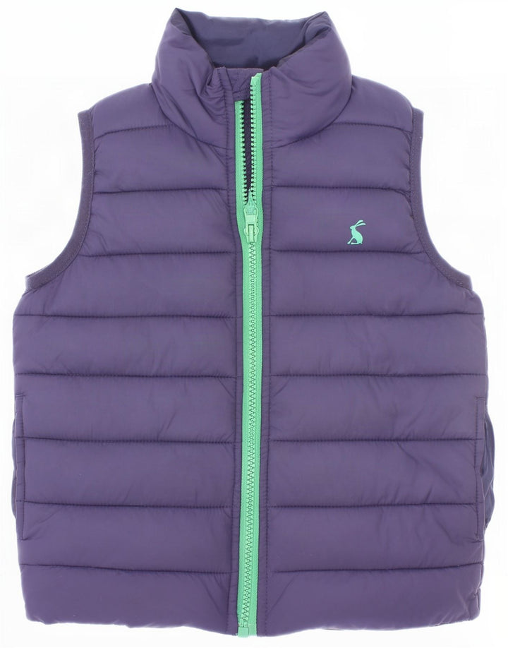 Joules Boys Padded Gilet 2-3 Years Navy Blue Polyester