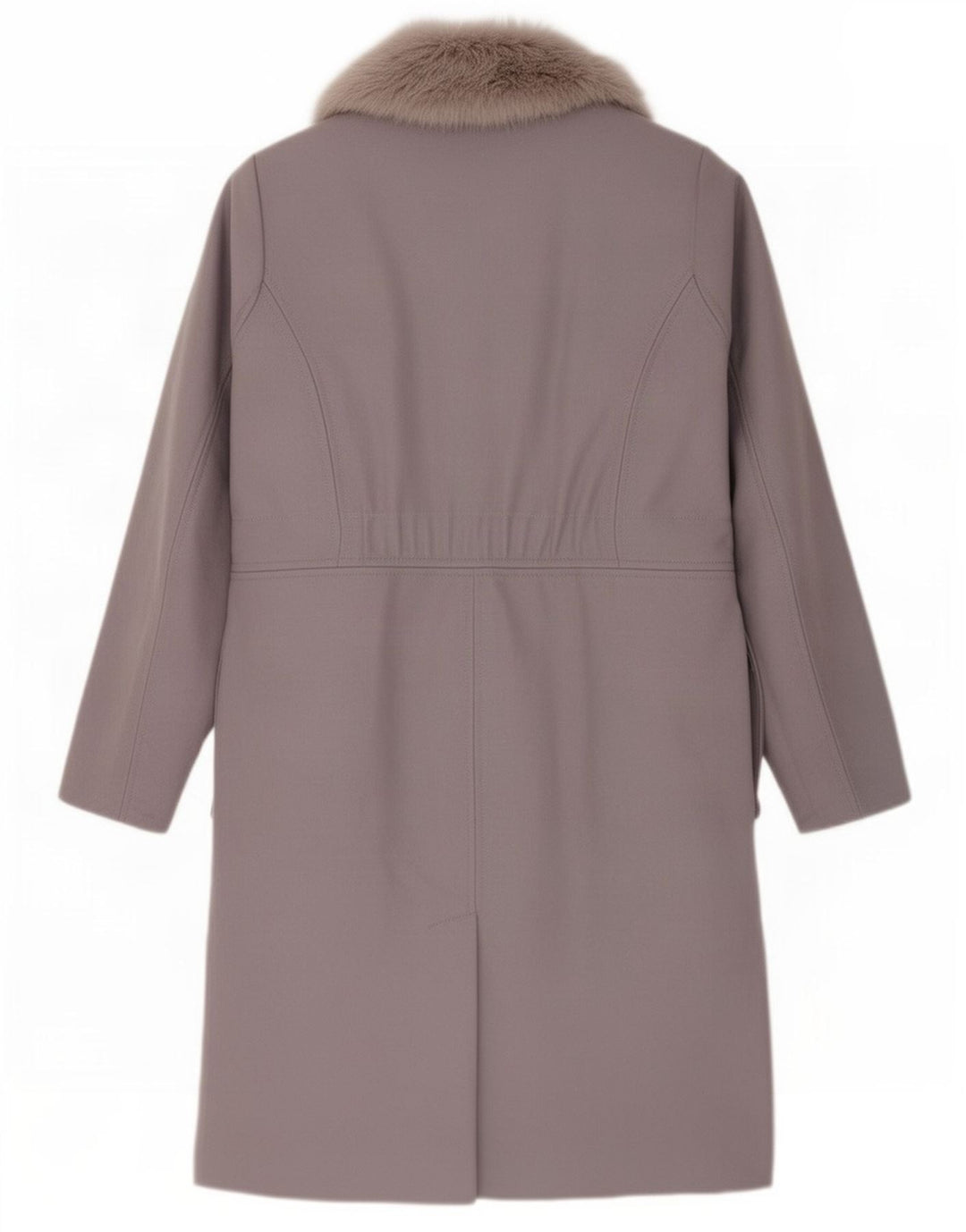 French Connection Womens Overcoat UK 8 Small Grey Virgin Wool