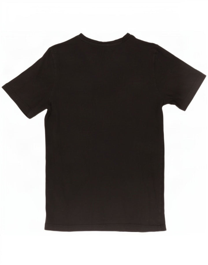 Puma Mens Graphic T-Shirt Top Medium Black Cotton