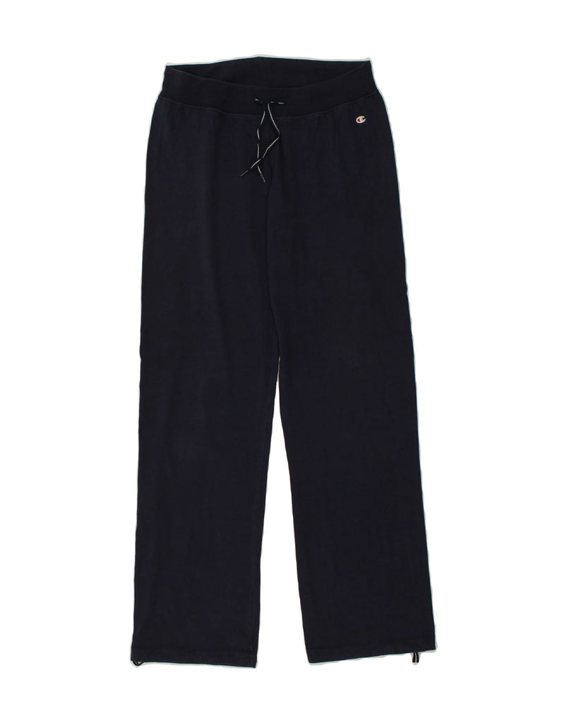 CHAMPION Womens Tracksuit Trousers UK 14 Medium Navy Blue Vintage Champion and Second-Hand Champion from Messina Hembry 