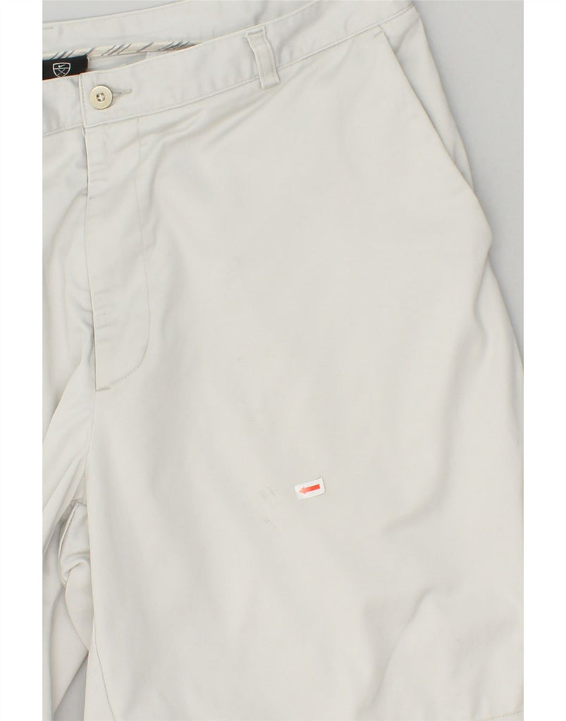 NIKE Mens Chino Shorts W36 Large Grey | Vintage Nike | Thrift | Second-Hand Nike | Used Clothing | Messina Hembry 