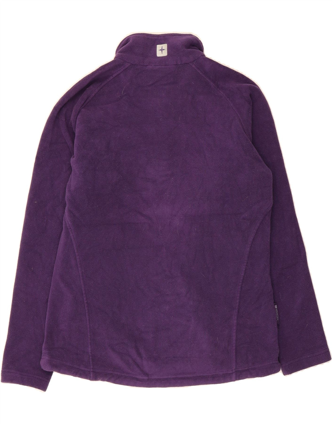 MOUNTAIN WAREHOUSE Womens Fleece Jacket UK 14 Large  Purple Polyester Vintage Mountain Warehouse and Second-Hand Mountain Warehouse from Messina Hembry 