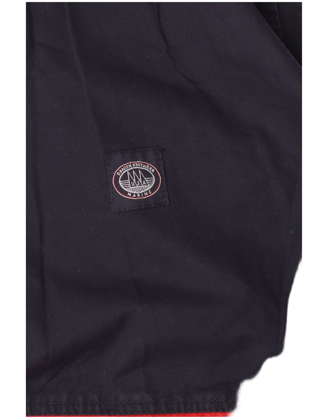 Vintage Mens Reversible Gilet UK 42 XL Navy Blue Colourblock