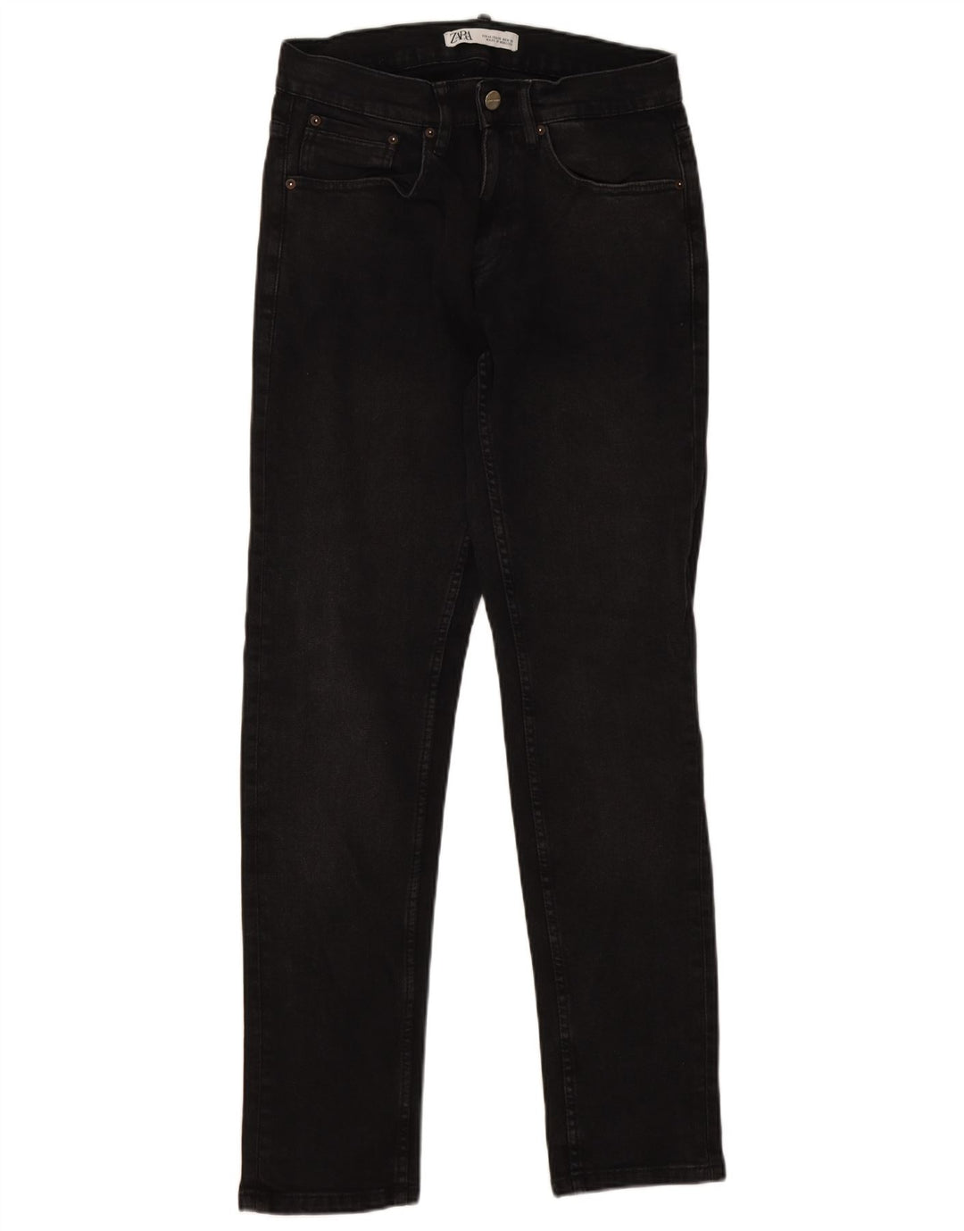 Zara Mens Slim Jeans EU 38 Small W30 L31 Black