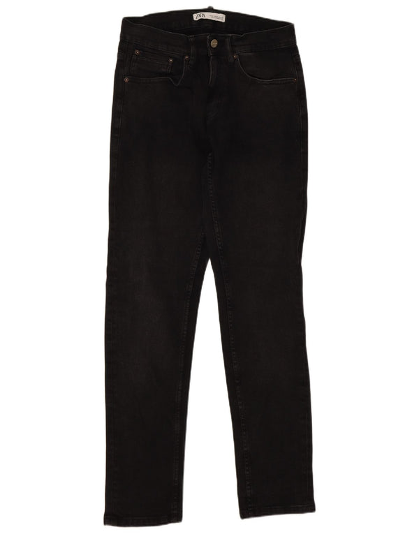 Zara Mens Slim Jeans EU 38 Small W30 L31 Black