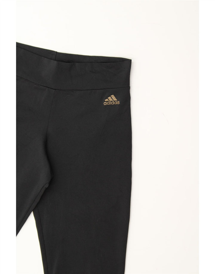 ADIDAS Womens Bermuda Sport Shorts UK 4 XS  Black Polyester Vintage Adidas and Second-Hand Adidas from Messina Hembry 