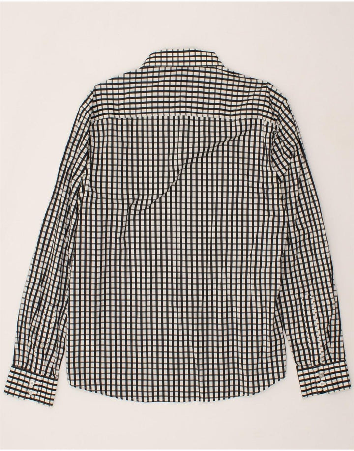 JACK & JONES Mens Shirt XL Black Check Cotton Vintage Jack & Jones and Second-Hand Jack & Jones from Messina Hembry 