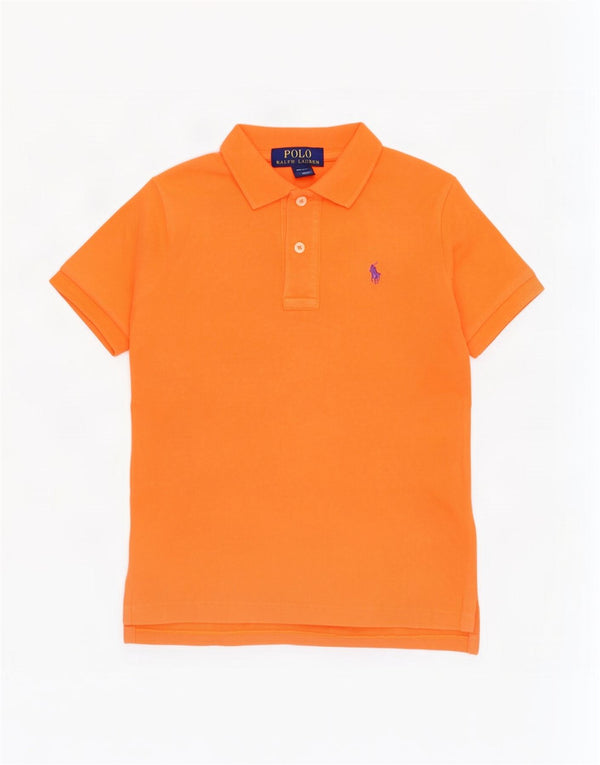 Polo Ralph Lauren Boys Polo Shirt 4-5 Years Orange Cotton