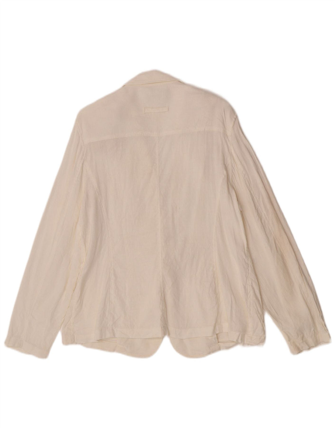 Marks & Spencer Womens 1 Button Blazer Jacket UK 18 XL White