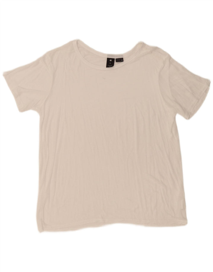 G-Star Mens T-Shirt Top XL White
