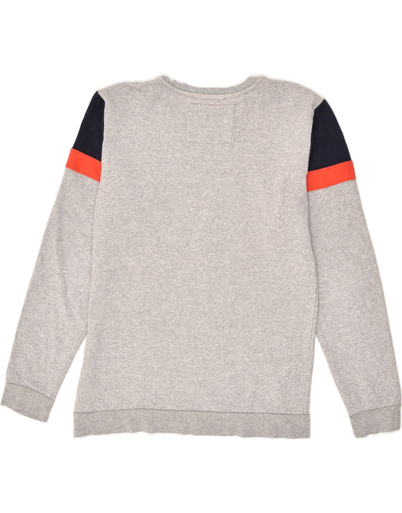 QUIKSILVER Boys Sweatshirt Jumper 15-16 Years XL Grey Colourblock | Vintage Quiksilver | Thrift | Second-Hand Quiksilver | Used Clothing | Messina Hembry 