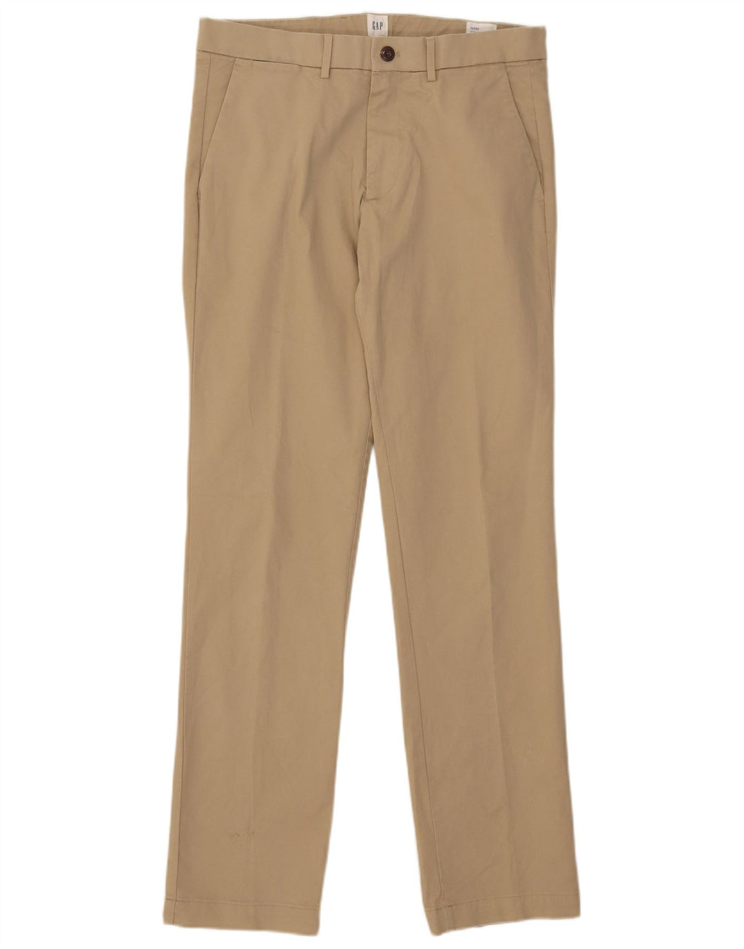 Gap Mens Slim Chino Trousers W32 L34 Beige Cotton